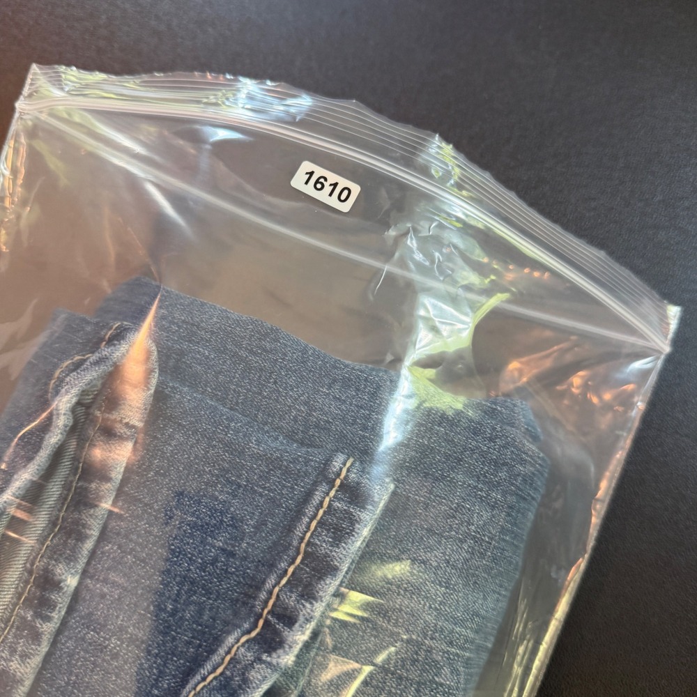 TK Axel Slim Bootcut Jeans Blue Denim Embroidered Pockets 38 x 32 - Picture 6 of 6